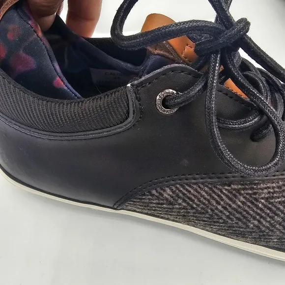 French Connection Caliso Men's Fashion Sneakers Black Size 44