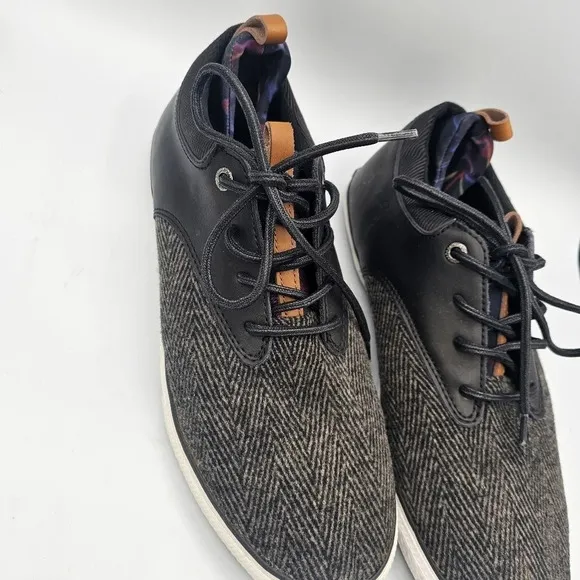 French Connection Caliso Men's Fashion Sneakers Black Size 44