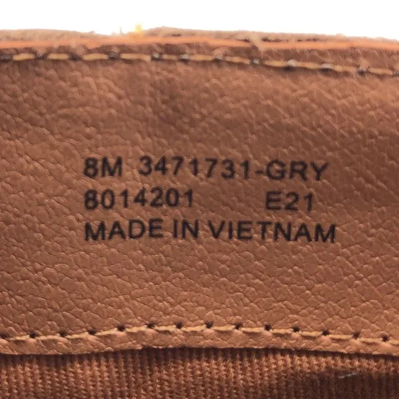 Frye Jennifer Gray Leather Ankle Boots 8M