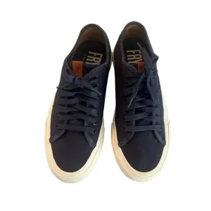 Frye Men's Canvas Sneakers Navy Blue Lace Up Size 9 Casual Shoes Spring Summer