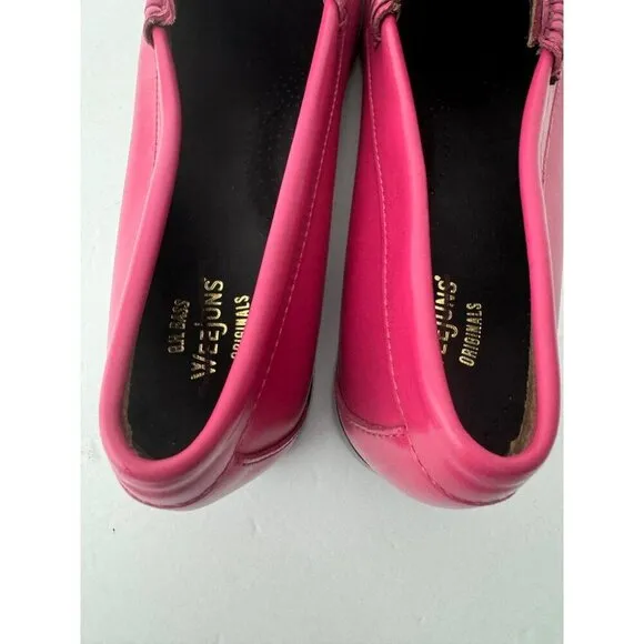 G. H. Bass Whitney Candy Weejuns Leather Penny Loafer Women's Size 9.5 NEW Pink