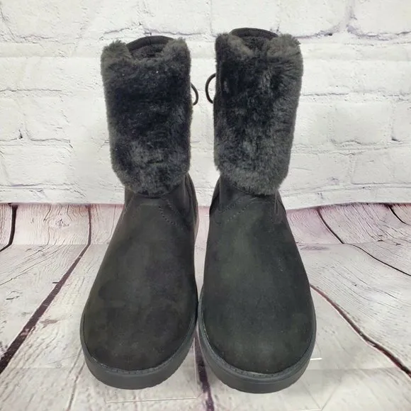 GBG Los Angeles Womens Size 6.5 Black Adlea Cold Weather Winter Boots