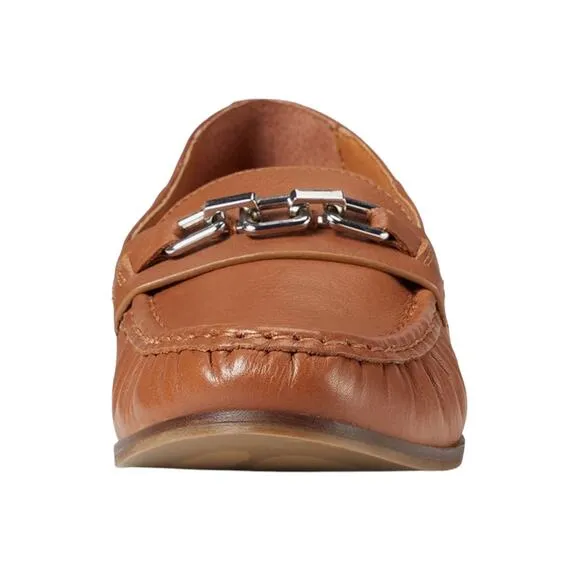Gentle Souls Women's Janella Slip On Leather Loafers Brown Size 8 1/2