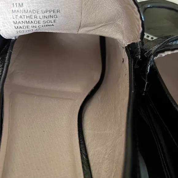 Gianni BiniAvivaTwo Patent Lug Sole Platform Loafers.