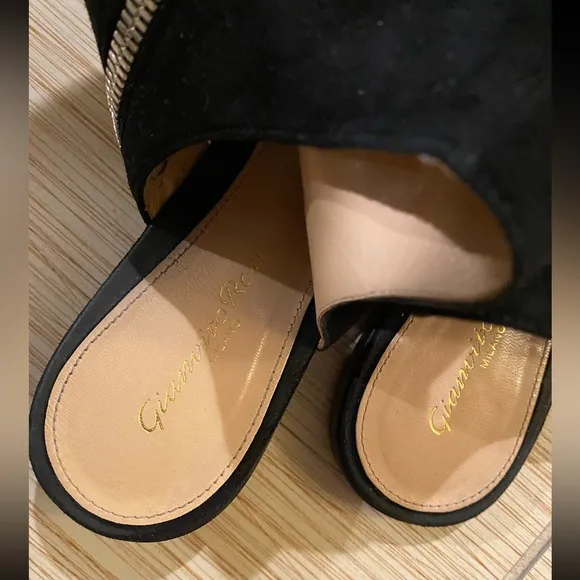 Gianvito Rossi Ankle Strap Flats
