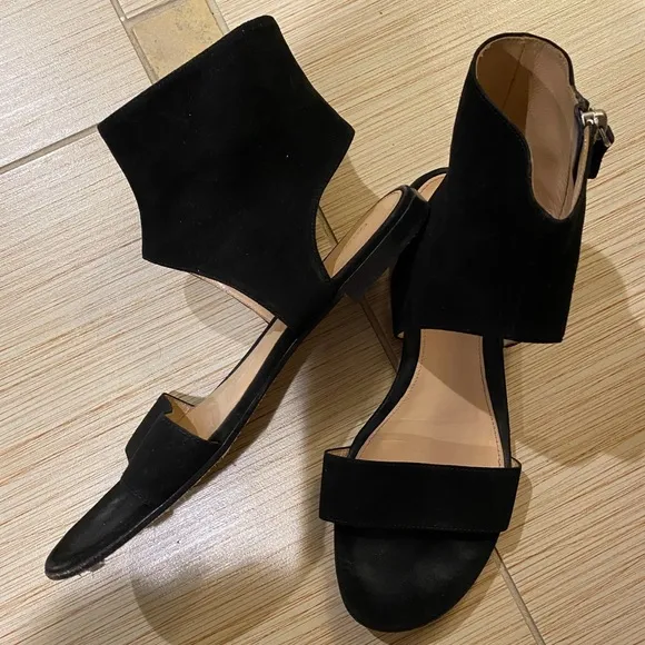Gianvito Rossi Ankle Strap Flats