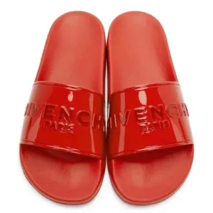 GIVENCHY Raised Logo Rubber Pool Slides Men
