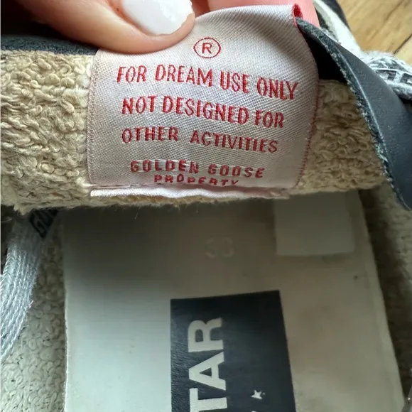Golden Goose Super Star  Distressed leather Sneakers | Size 8 or IT 38