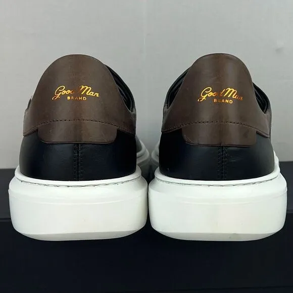 Good Man Brand Mens Legend London Black Fashion Sneaker 11.5 Napa‎ Leather Italy