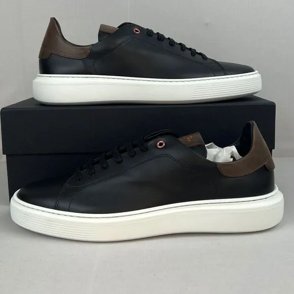 Good Man Brand Mens Legend London Black Fashion Sneaker 11.5 Napa‎ Leather Italy