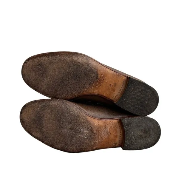 Gucci 1955 Horsebit Loafers Brown Grain Leather