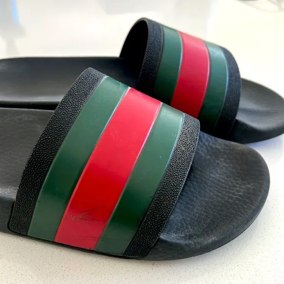 Gucci Colorblock Slides
