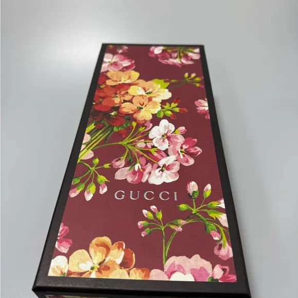 Gucci GG Blooms Supreme Canvas Slides Black Multi Women’s Size EU 35/US 5