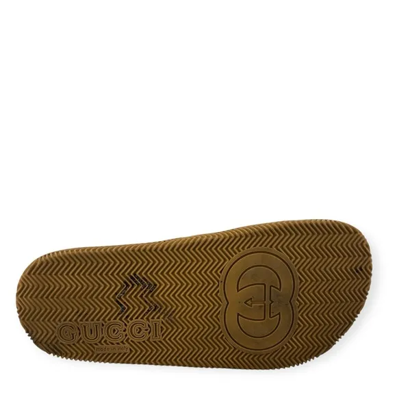 Gucci GG Logo Rubber Pool Slides
