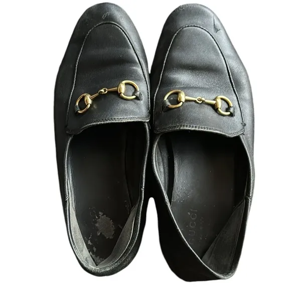 Gucci horsebit loafers 37 7 100% authentic