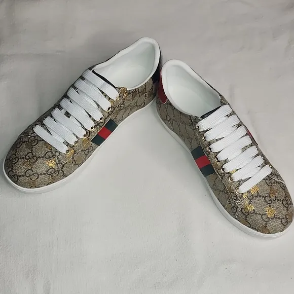 Gucci Kids Sneakers - Red and Black