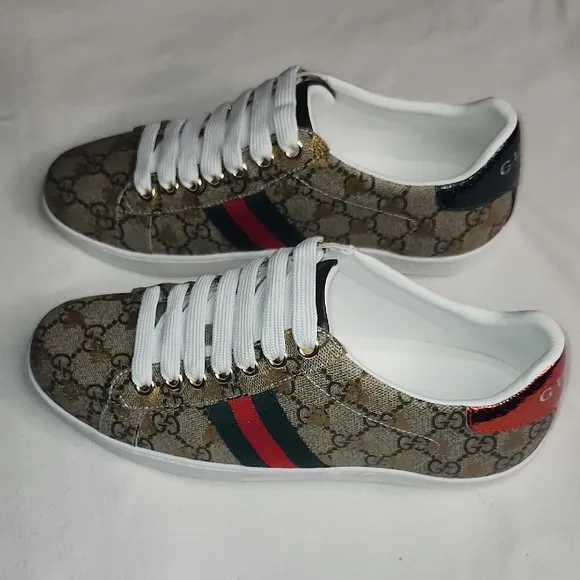 Gucci Kids Sneakers - Red and Black