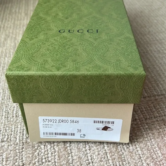 Gucci Rubber GG Slides