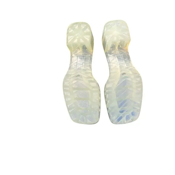 GUCCI slide platform sandal clear size 8(B 5)