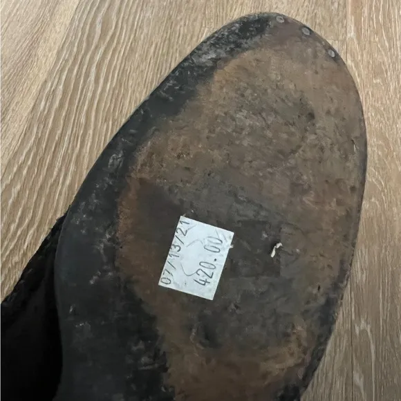 Gucci suede horsebit loafers
