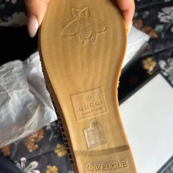Gucci Vibrant Red and Blue Espadrilles