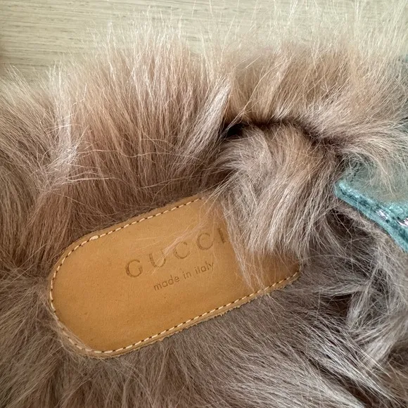 Gucci Women's  Fur-Trimmed Loafers
