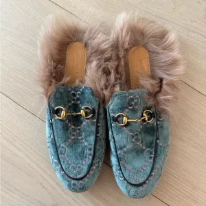Gucci Women's  Fur-Trimmed Loafers
