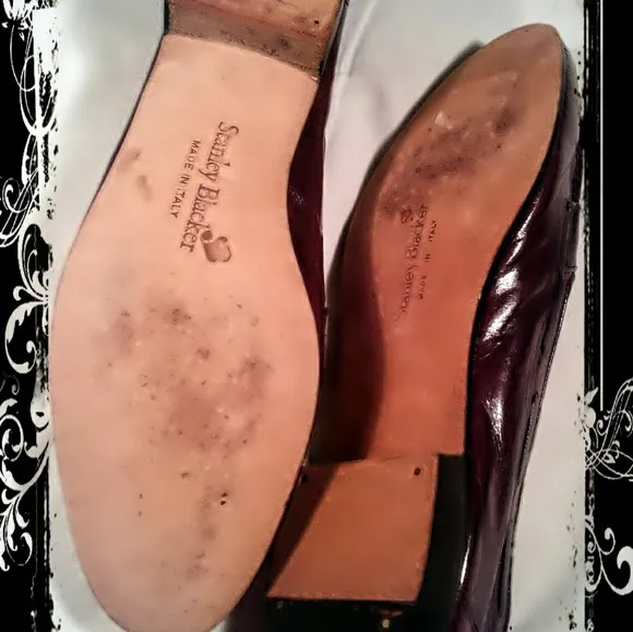 Handcrafted Italian Snakeskin Loafers Mens 10N