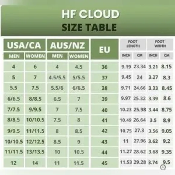 Hike Footwear Cloud Series Ergonomic Support Barefoot sneaker unisex EU42