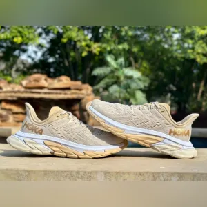 Hoka One One Clifton Edge Almond Milk Beige - Size 9 Women’s (1110511 AMBG)