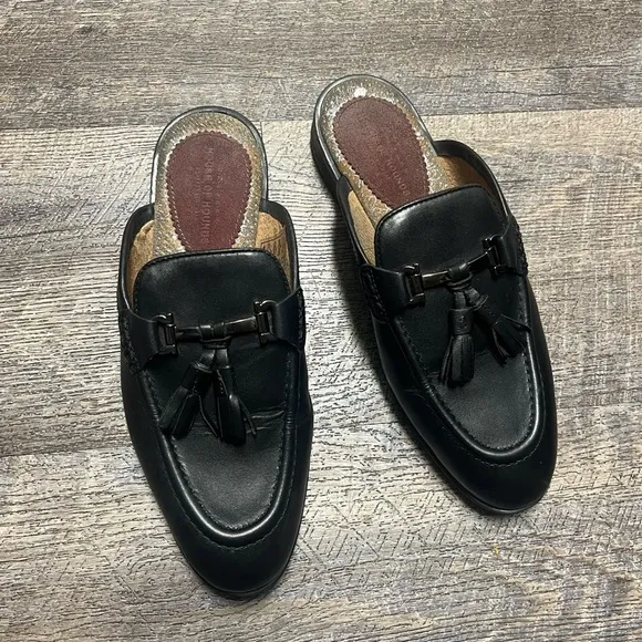 House of hounds Black Leather Loafers