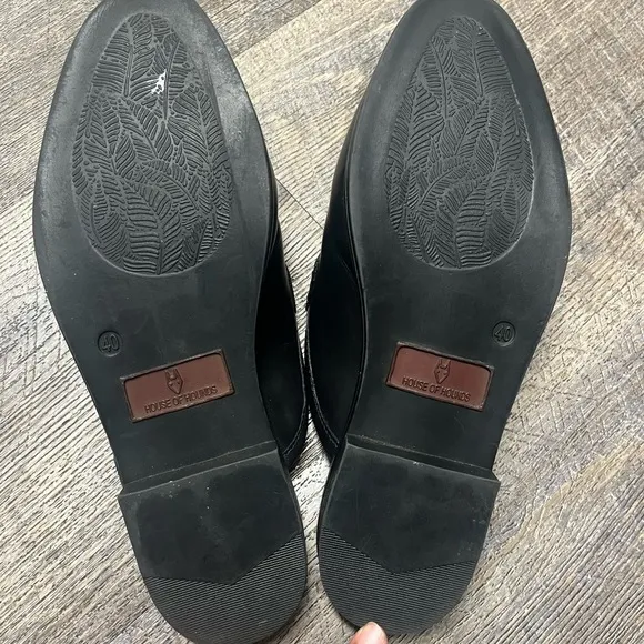 House of hounds Black Leather Loafers