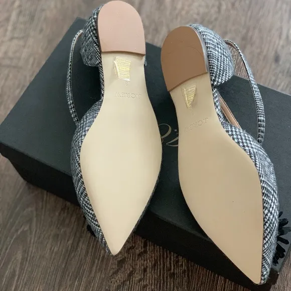 🎈HP🎈J. Crew Sadie cross-strap flats in plaid