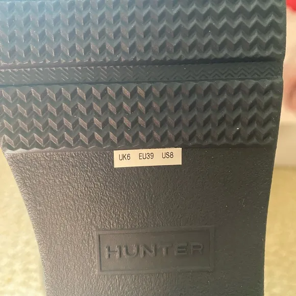 Hunter Matte Black Waterproof Boots