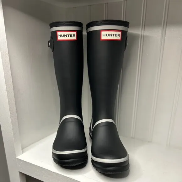 Hunter original reflective outline boot in US 2 Little Kid