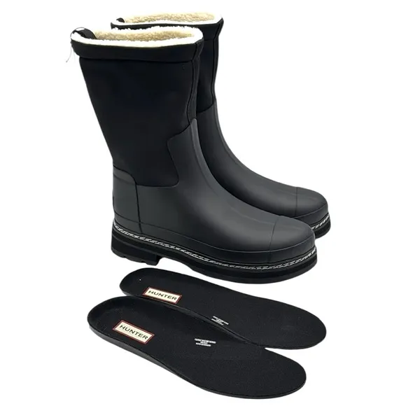 Hunter Refined Stitch Fleece Lined Boots Size 8