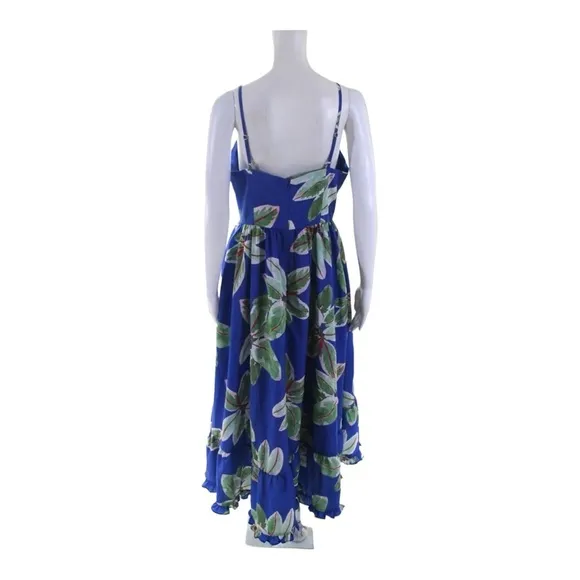 HUTCH x Anthropologie Ari Blue Floral Midi Cocktail Dress Size 6 NWT`