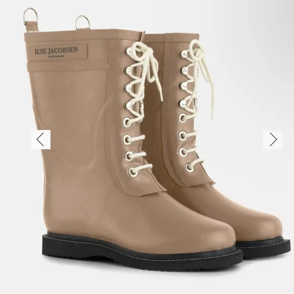 Ilse Jacobsen Women's (Otter) Lace-Up Boots