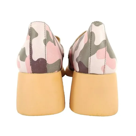I'm Sorry by Petra Collins Camper Edition Camo Loafer 40 US 10 Womens Pink