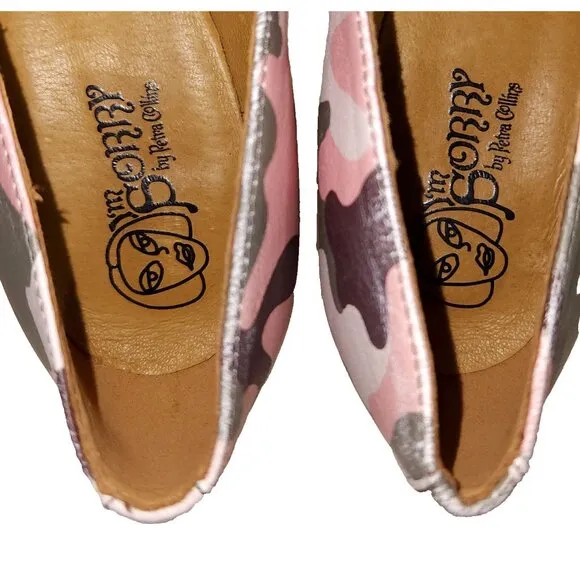 I'm Sorry by Petra Collins Camper Edition Camo Loafer 40 US 10 Womens Pink