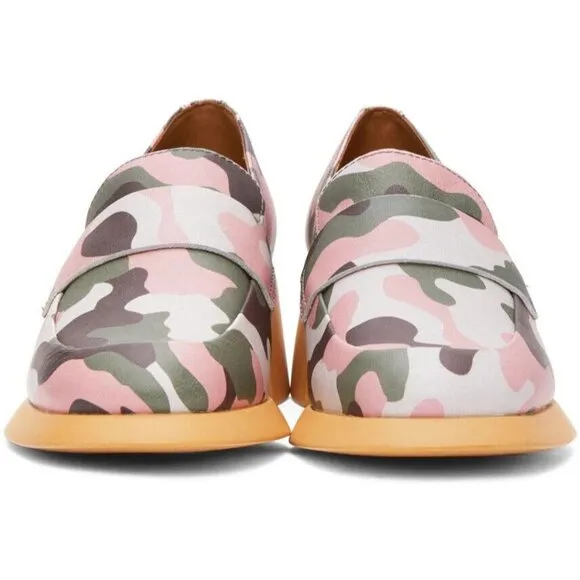 I'm Sorry by Petra Collins Camper Edition Camo Loafer 40 US 10 Womens Pink