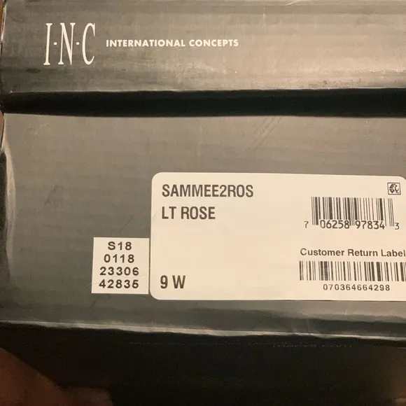 INC Sammee Slip-On Sneakers‎ New in shoebox size 9w