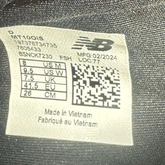 Issey Miyake x New Balance MT10OV1 Running Shoes Limited Edition
