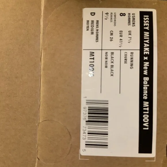 Issey Miyake x New Balance MT10OV1 Running Shoes Limited Edition