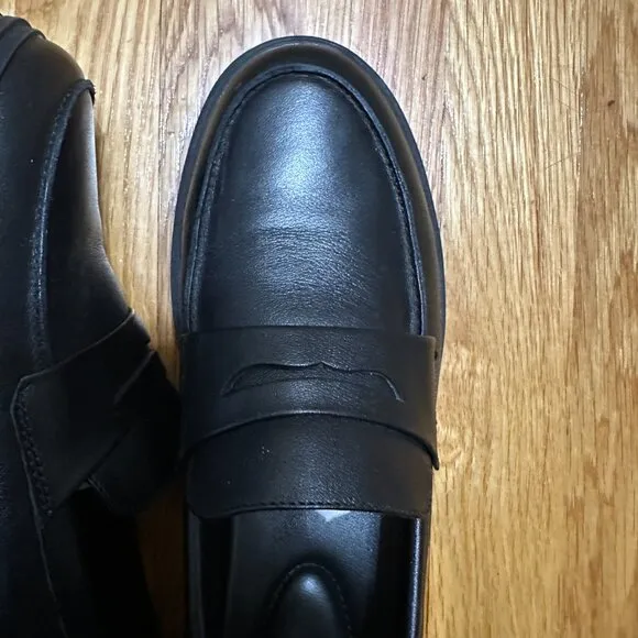 Italian Leather Lug Sole Loafer