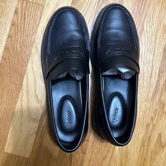 Italian Leather Lug Sole Loafer