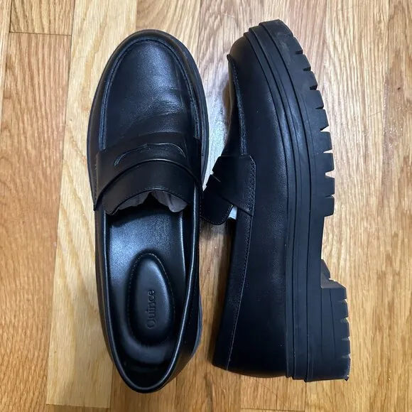 Italian Leather Lug Sole Loafer