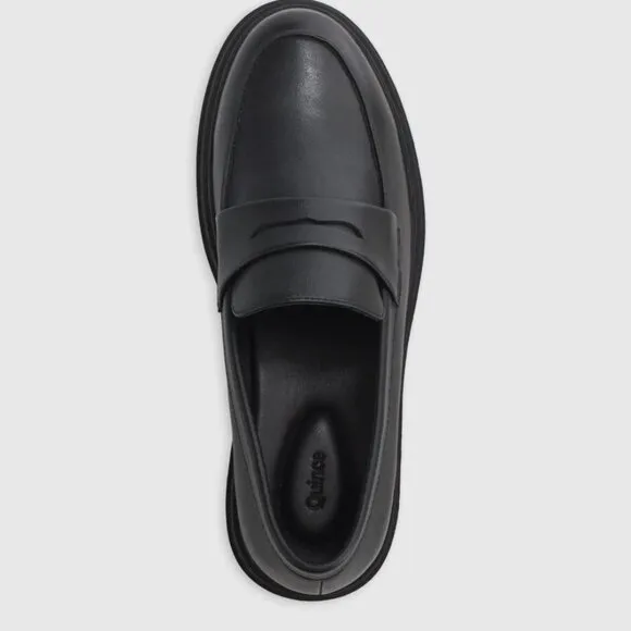 Italian Leather Lug Sole Loafer