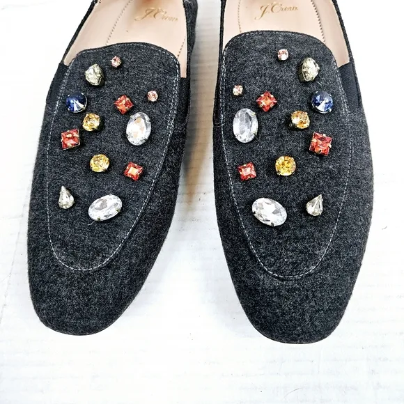 J. Crew Convertible Jeweled Loafer size 9