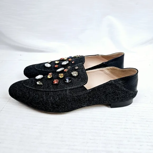 J. Crew Convertible Jeweled Loafer size 9